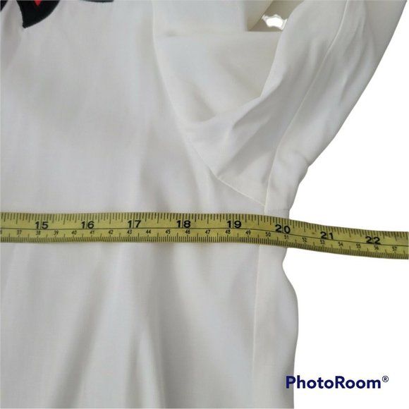 Vintage Cache Women's Size XS Red Black Velvet Western Ranch Button Front Shirt - Picture 6 of 11